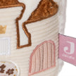 cube d'activité rose et beige