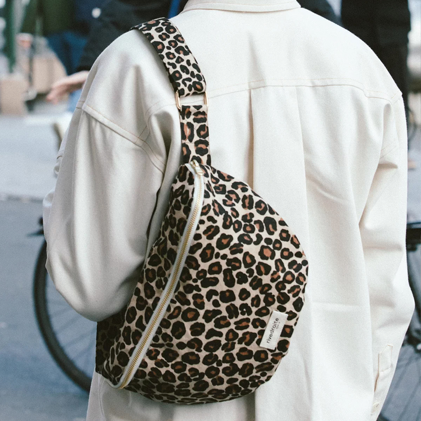 sac banane leopard 