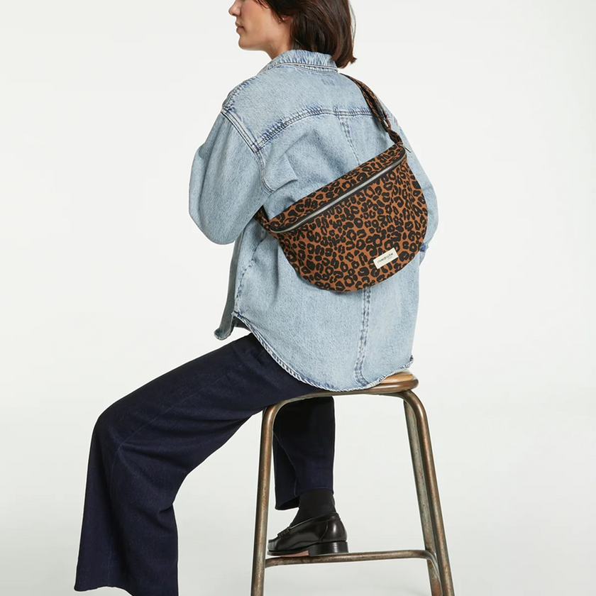 sac banane leopard 