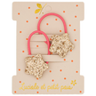 Élastiques mini - Bubble star - Or (paire)