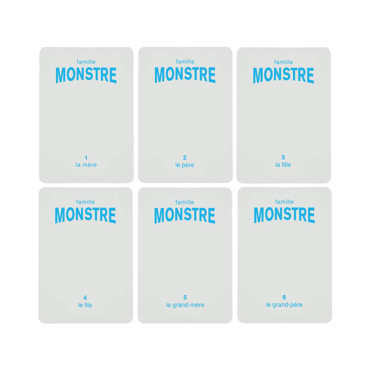7 familles - jeu de cartes à illustrer