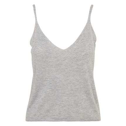 debardeur gris chiné