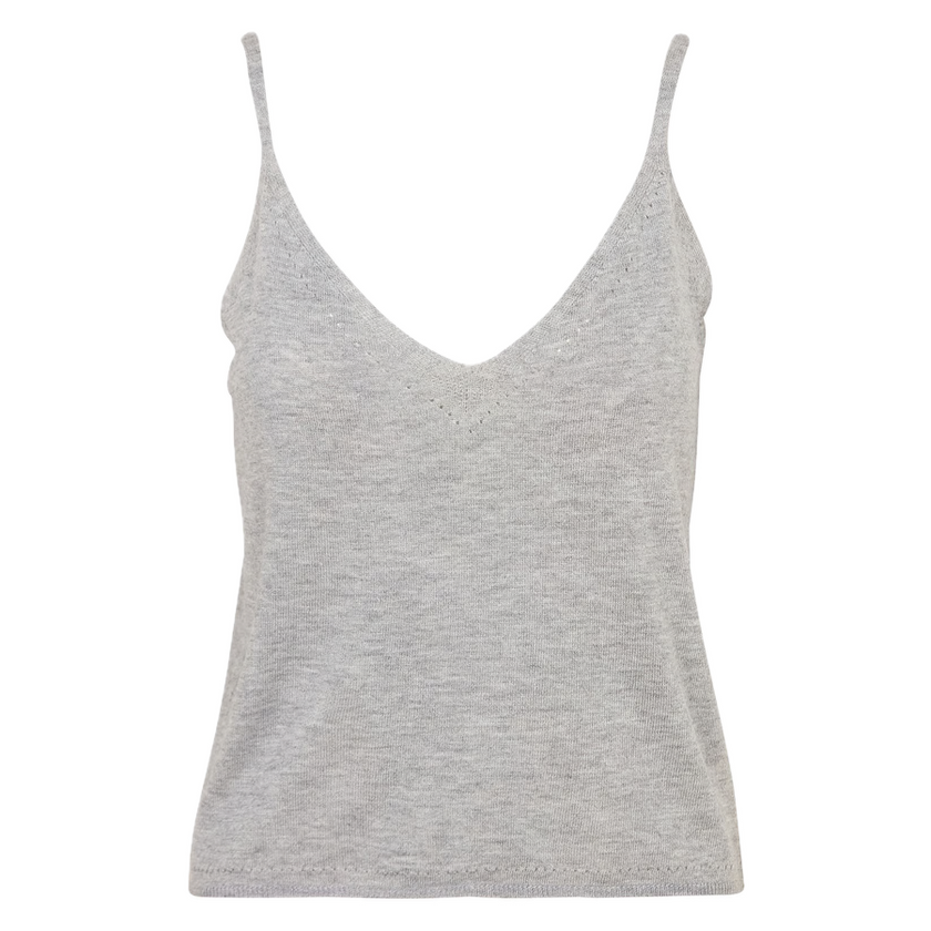 debardeur gris chiné