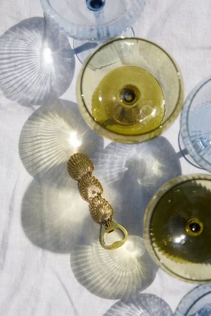 Décapsuleur coquillage doré