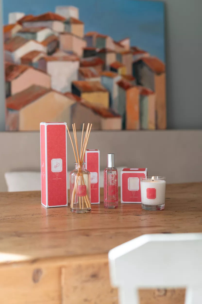 Diffuseur de parfum autour d'un thé au pamplemousse