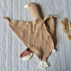Doudou lange oie marron
