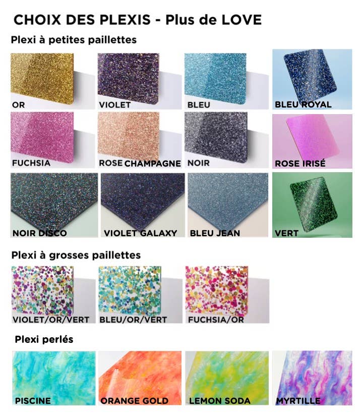 MÈRE VEILLEUSE Porte-clés à paillettes Plus de Love