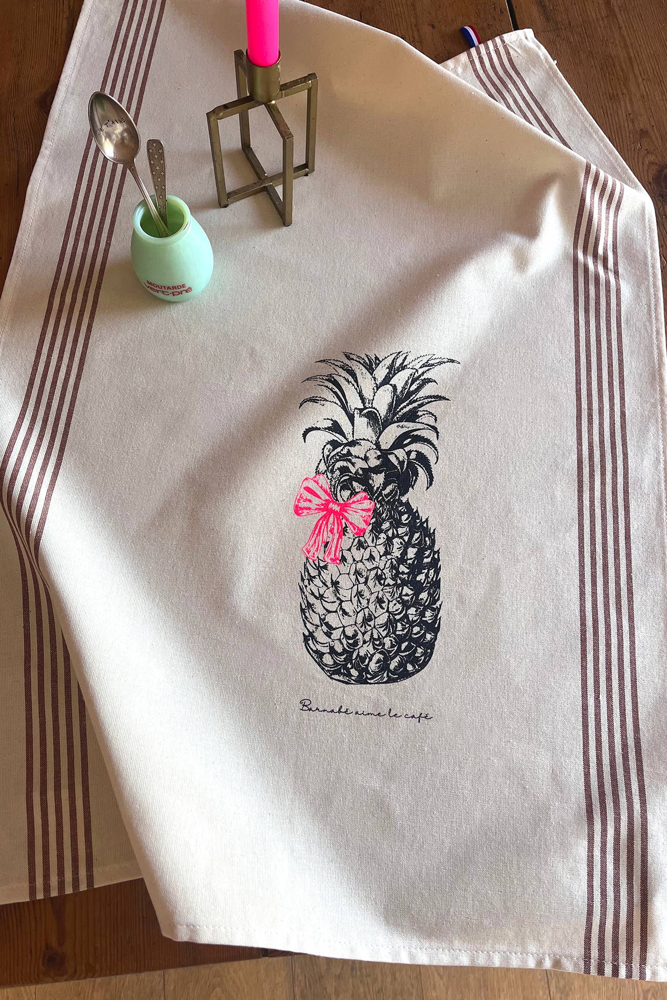 Torchon de cuisine XXL - 100% coton - serigraphie originale