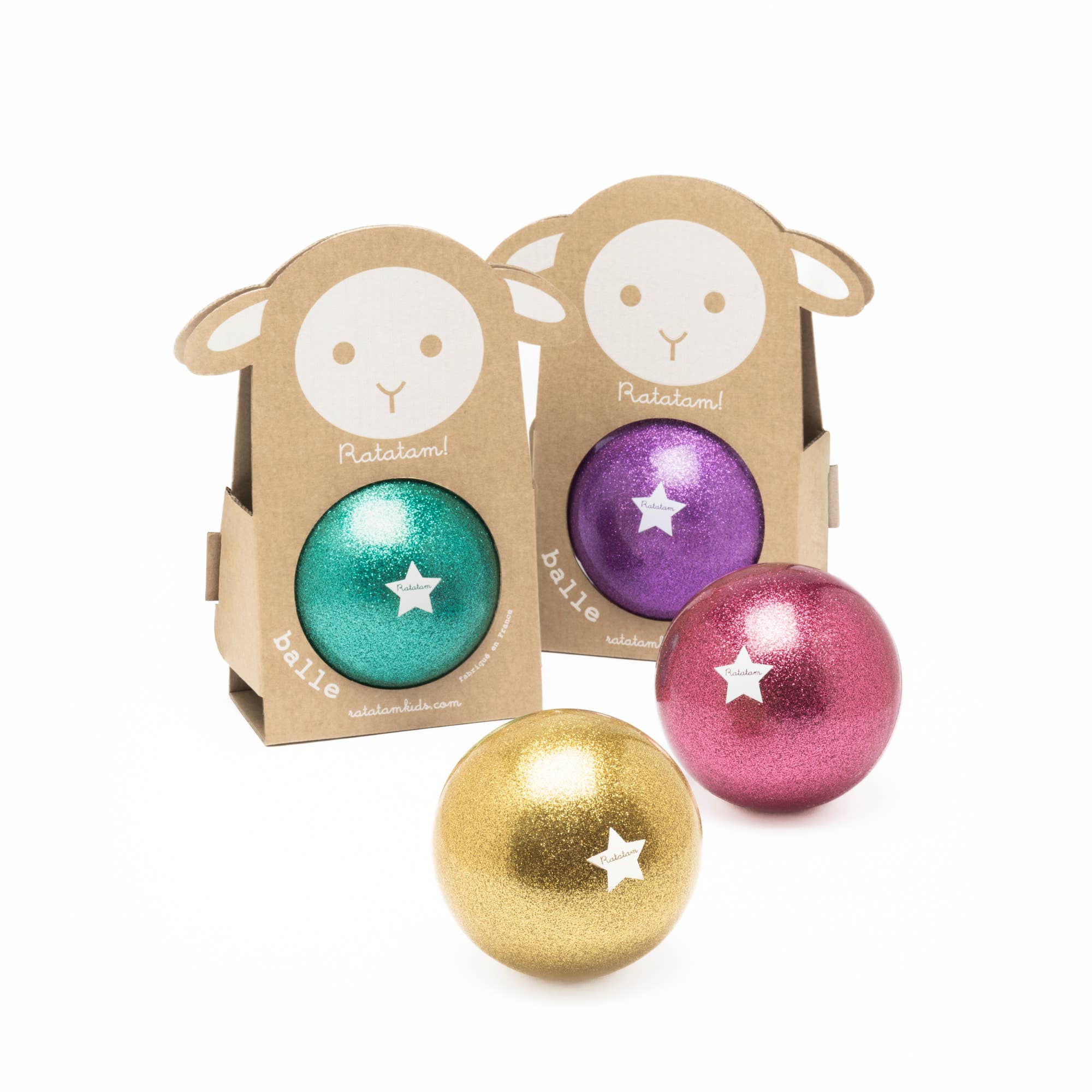 Ballon à paillettes mouton | 10 cm