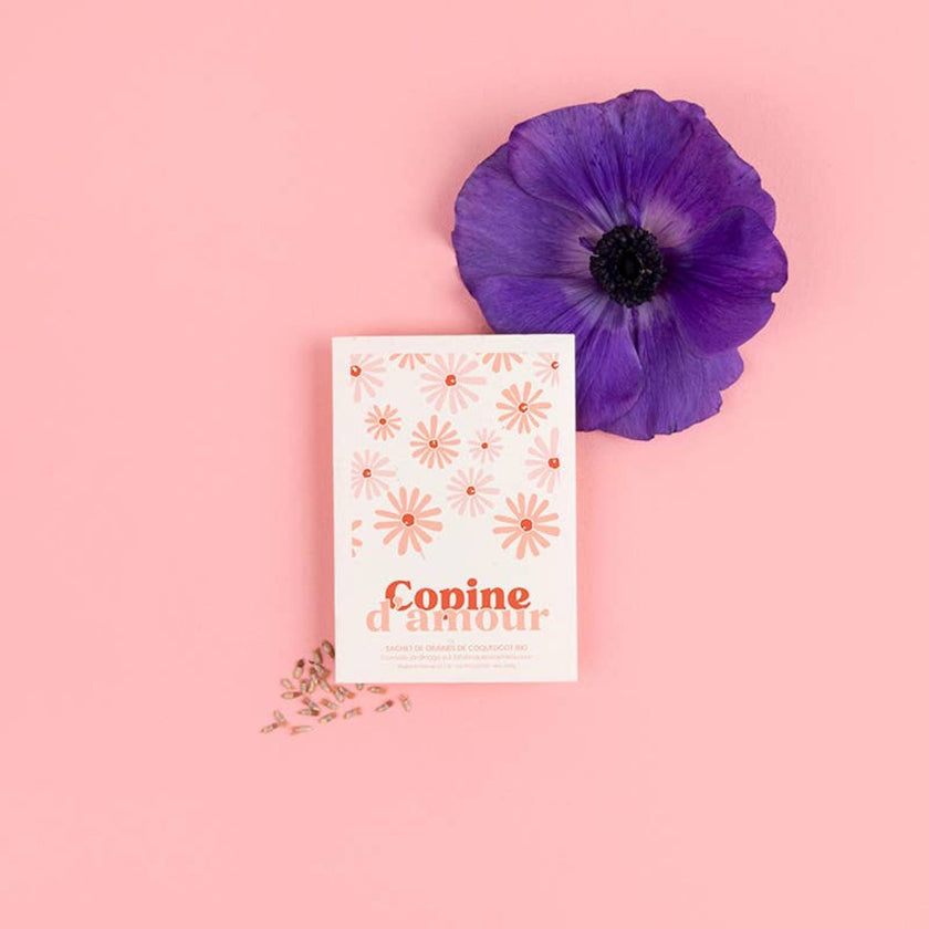 Copine d'amour | Sachet de graines de coquelicot