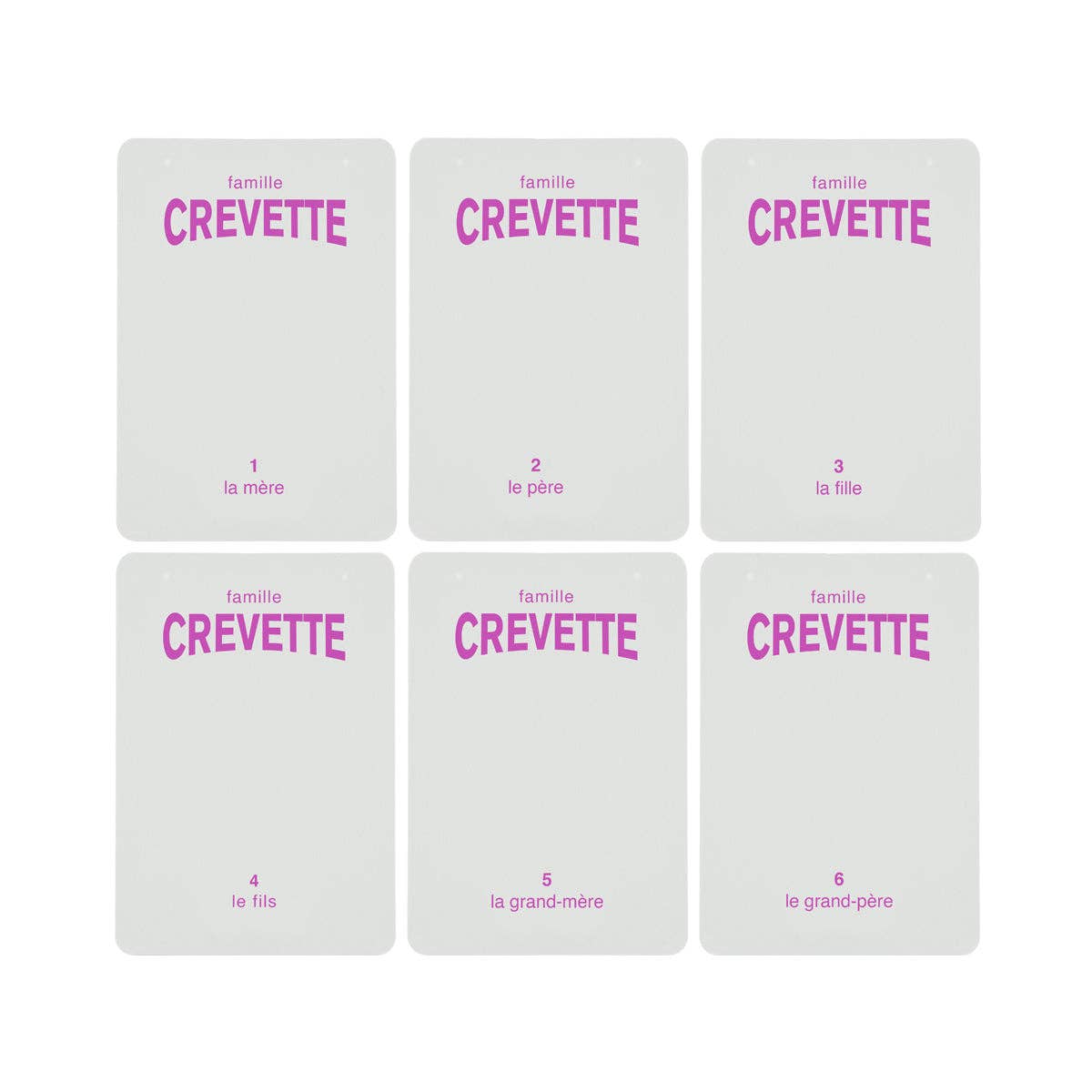 7 familles - jeu de cartes à illustrer