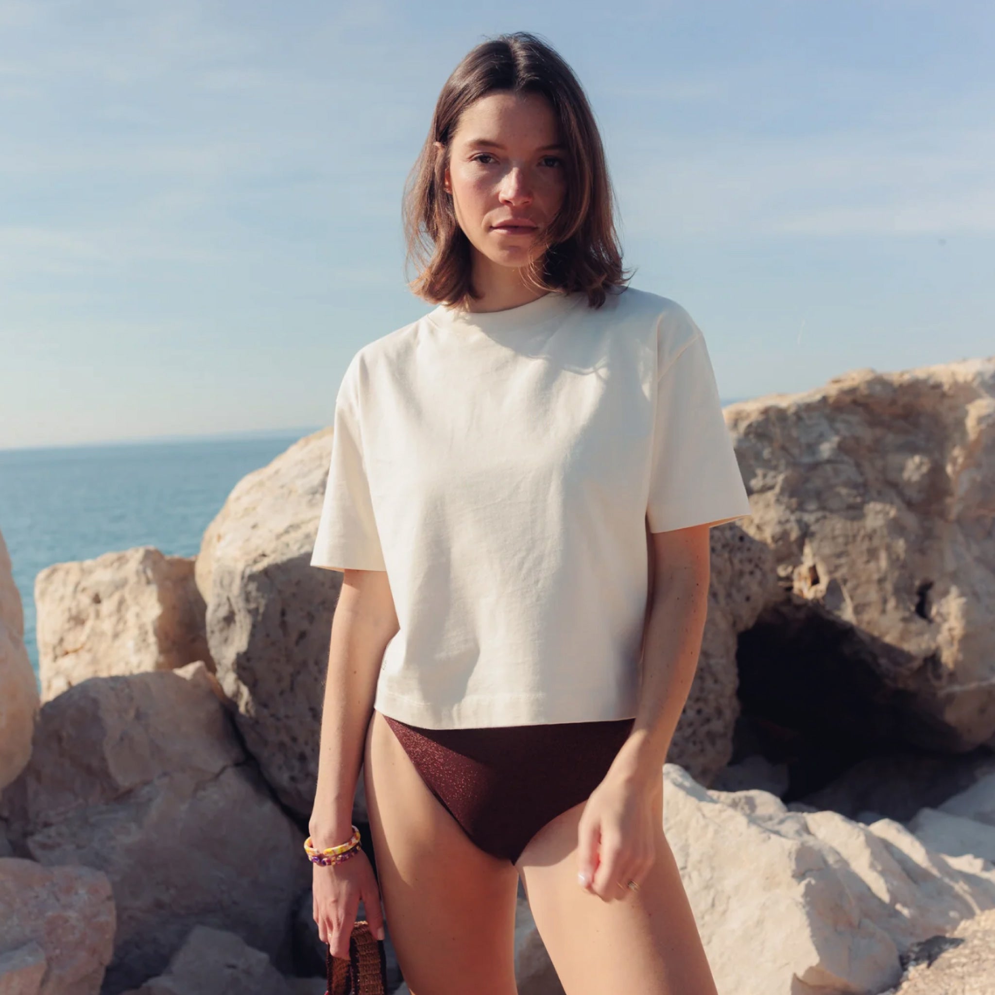 T-Shirt Boxy | écru