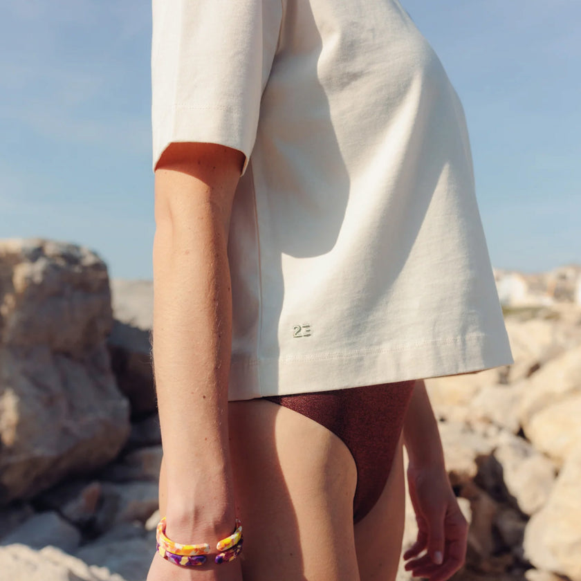 T-Shirt Boxy | écru
