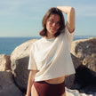 T-Shirt Boxy | écru