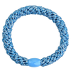 elastique blue silver glitter