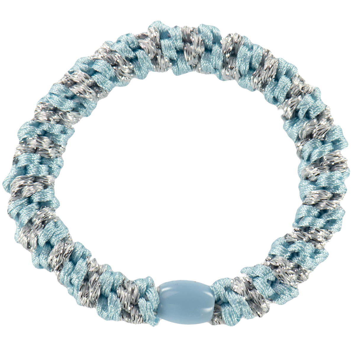 elastique elastique Light Blue Silver Stripe