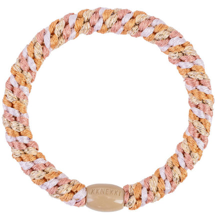 elastique mix pink nude glitter