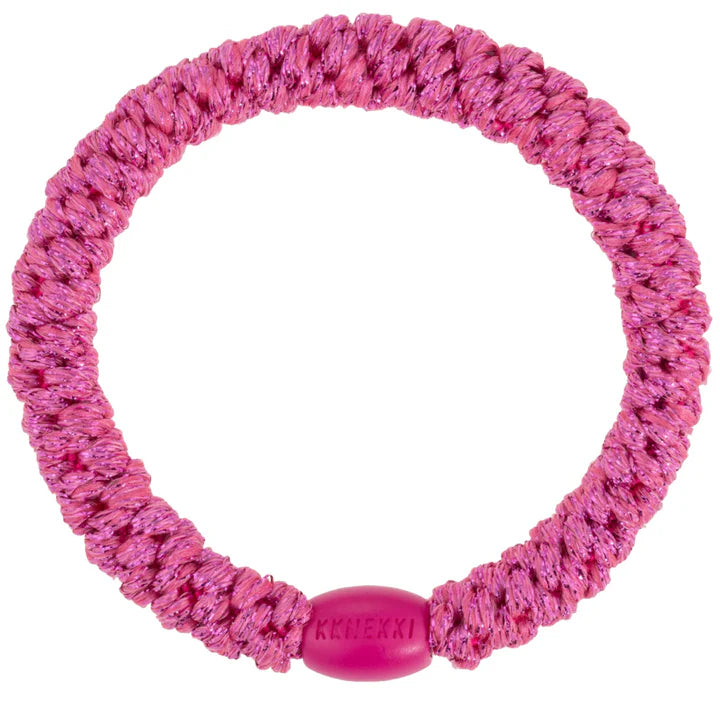 elastique strong pink glitter