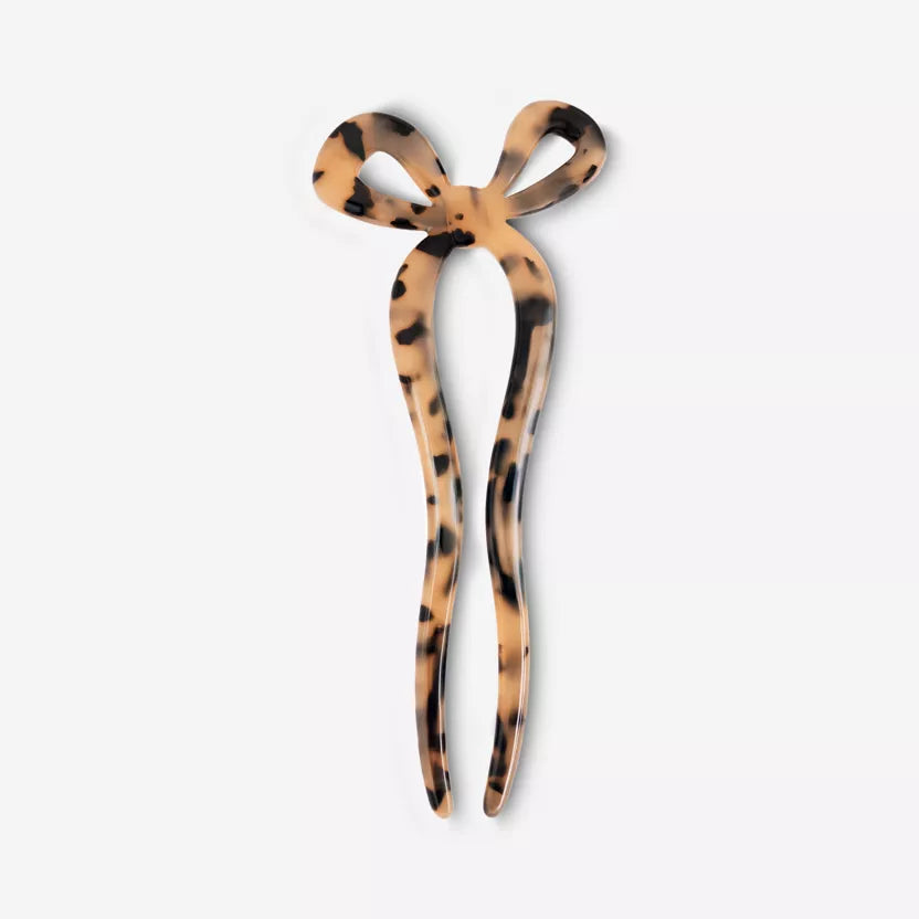 epingle à cheveux noeud boogs light tortoise 