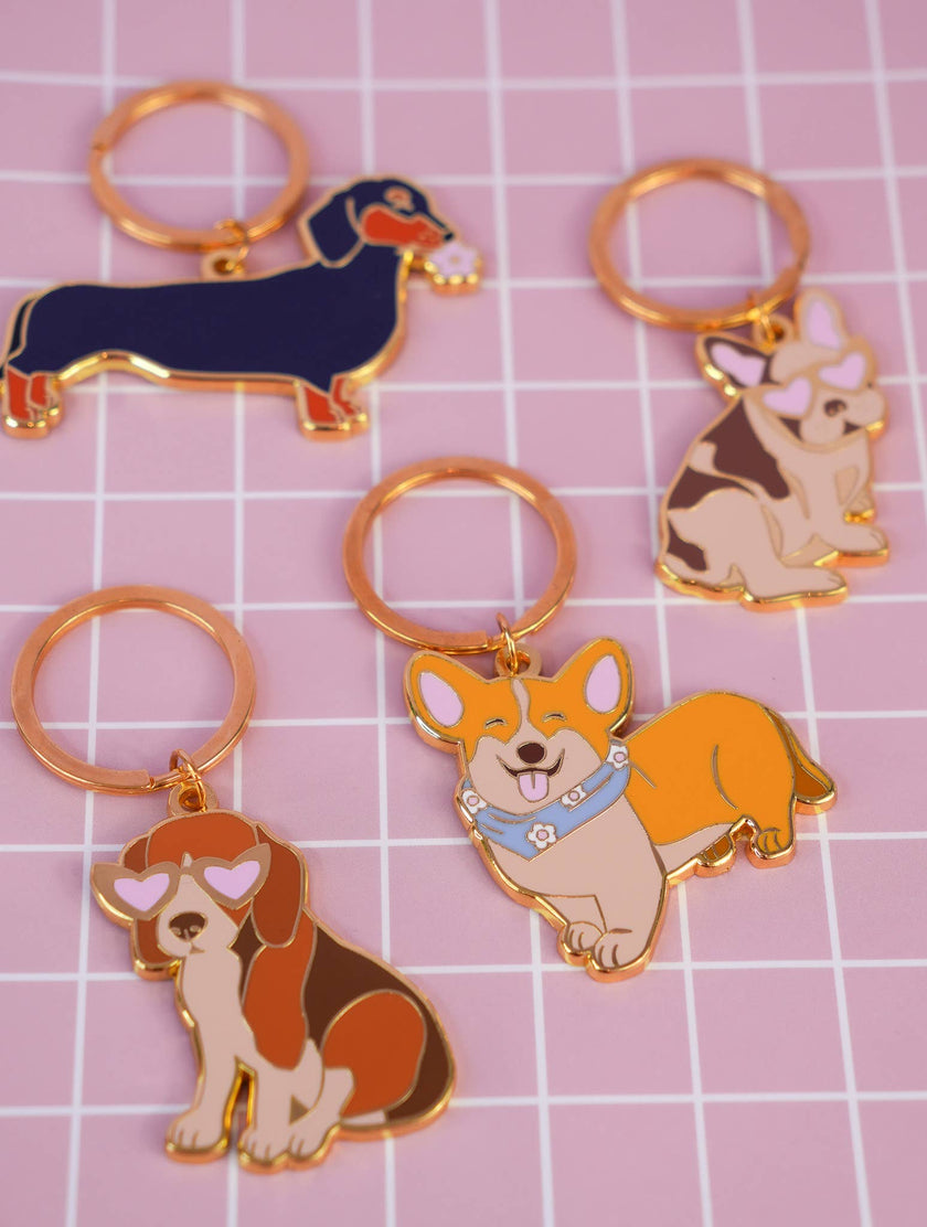 Porte-clé Bouledogue