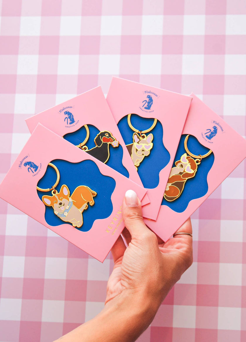 Porte-clé Bouledogue