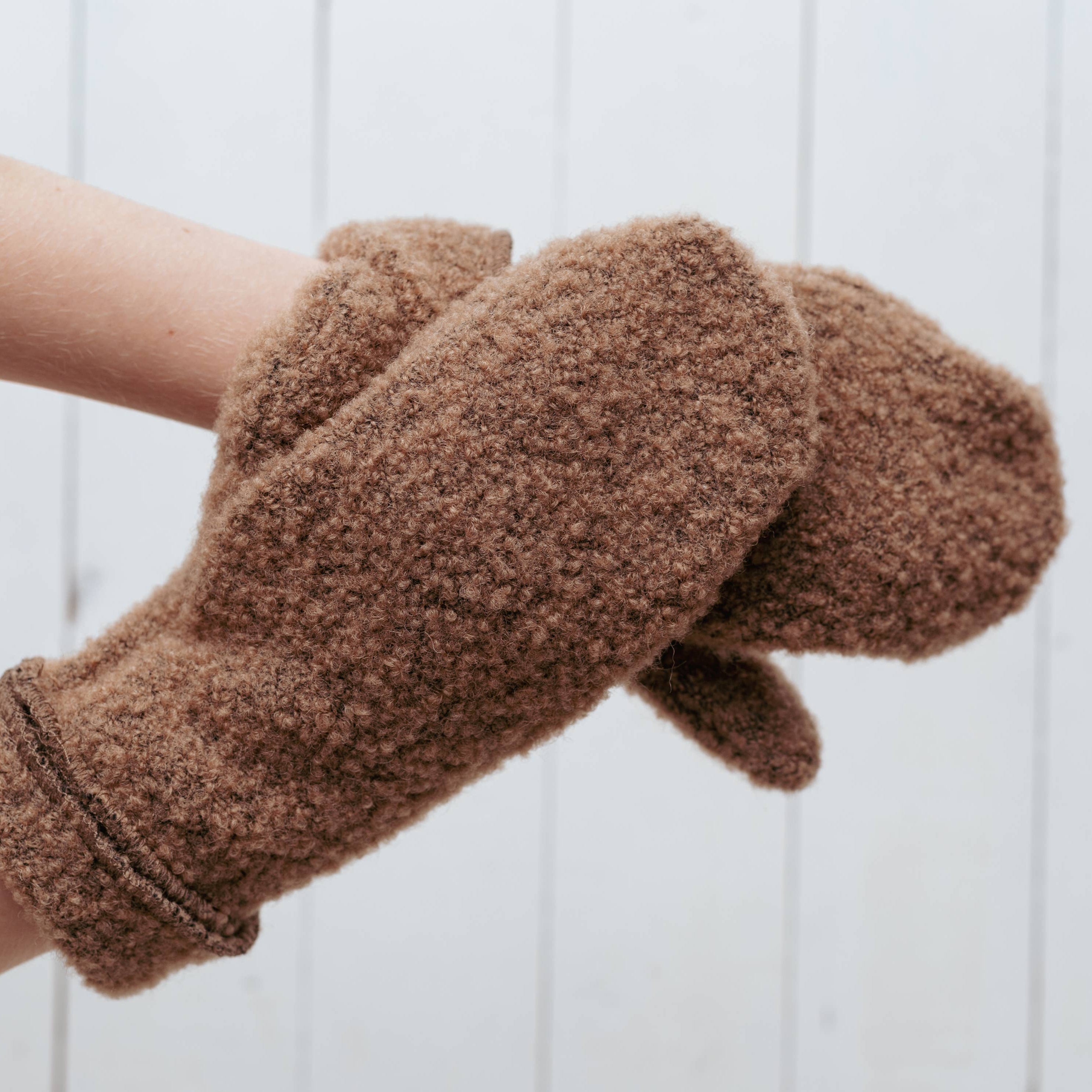 Gants en laine Boucle