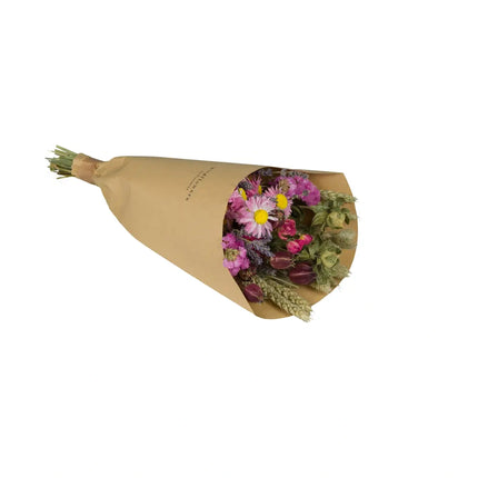 fleur sechee bouquet champetre rose