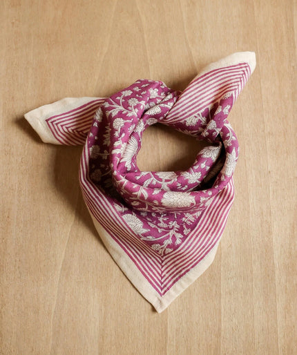Foulard Anjali bougainvillier Bellemme 
