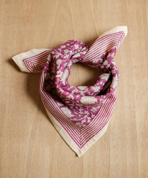 Foulard Anjali bougainvillier Bellemme 