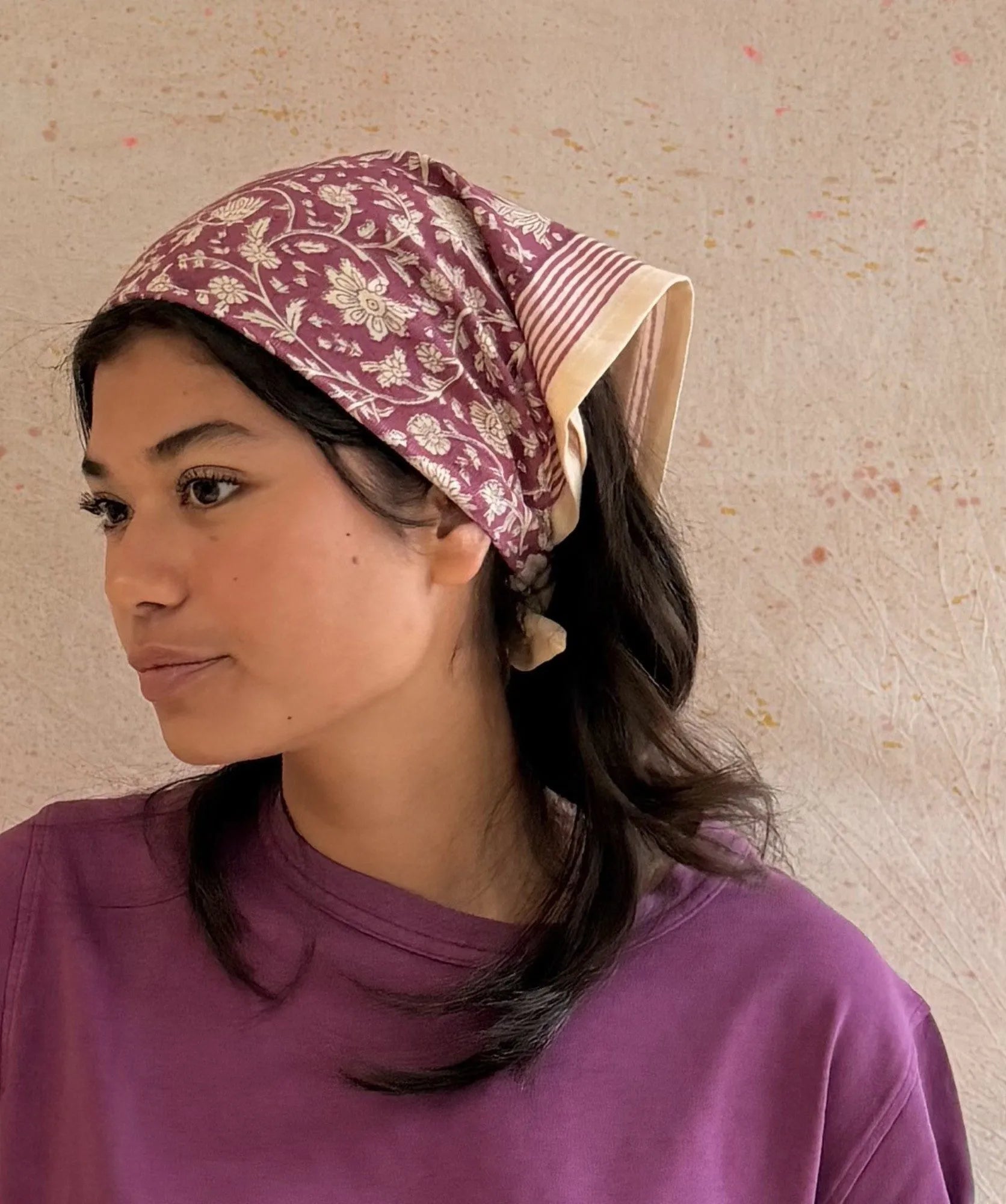Foulard Anjali bougainvillier Bellemme 