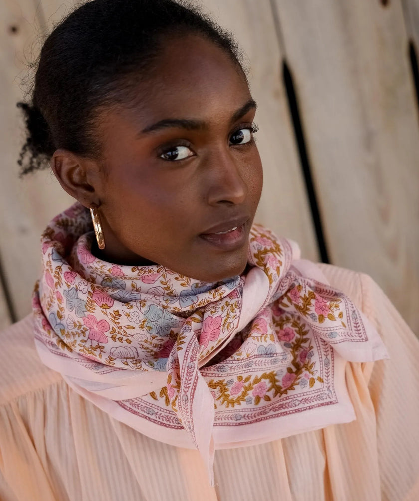 Grand foulard ellis blush bellemme