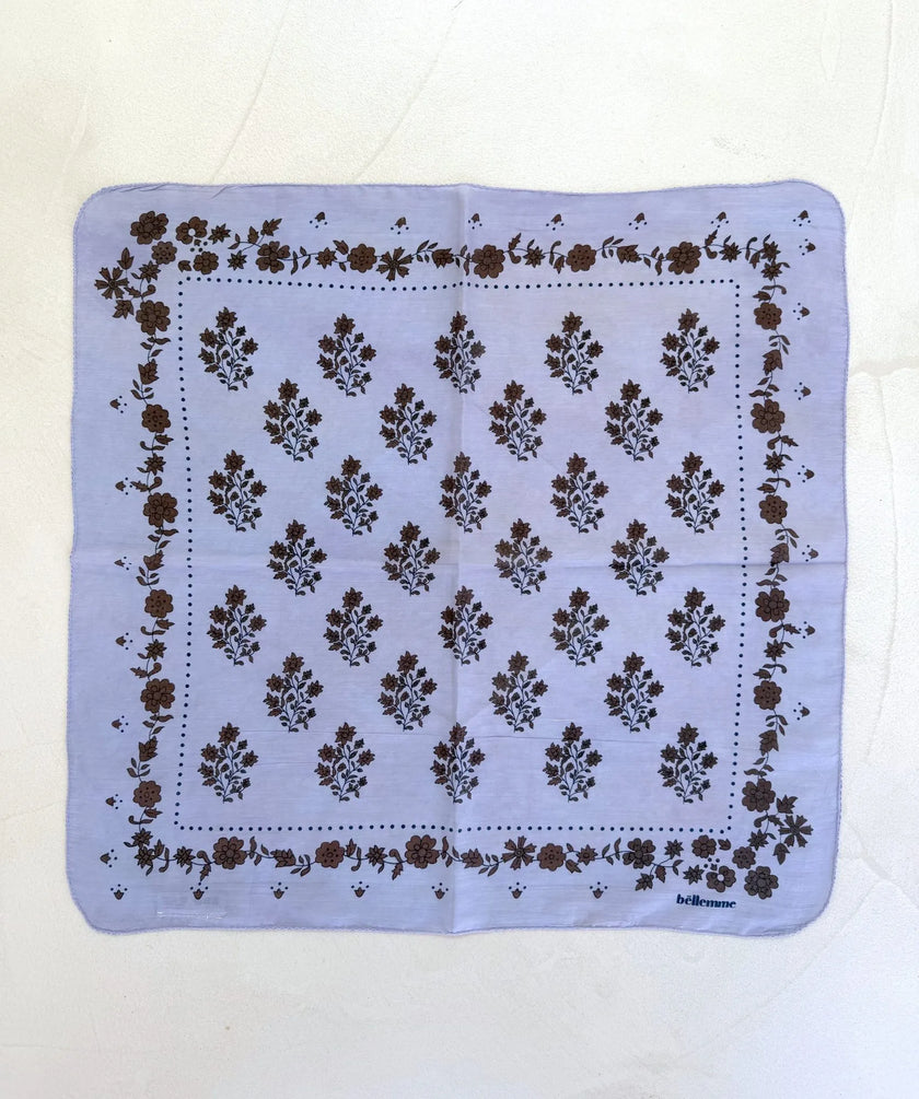 Grand foulard ginger lavande bellemme