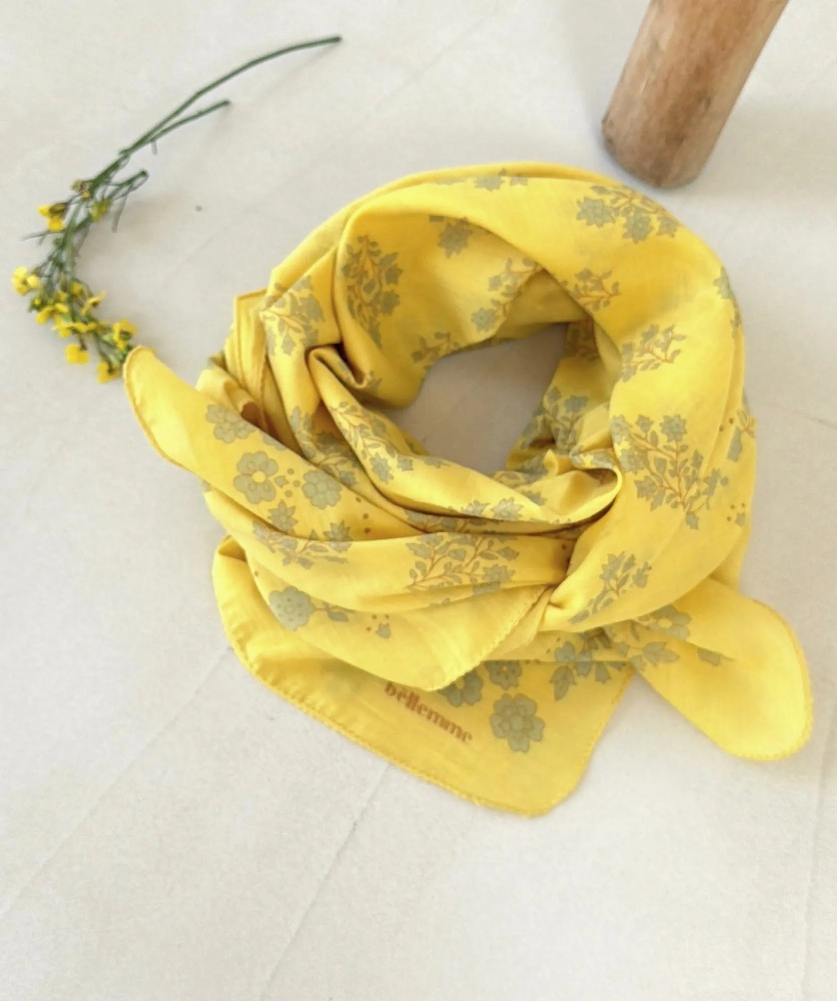 Foulard grand format ginger soleil bellemme