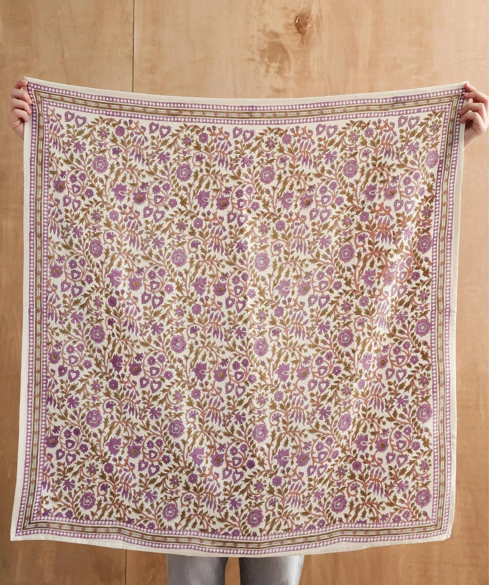 Grand foulard Moss Lilas Bellemme