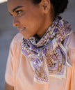 Grand foulard Moss Lilas Bellemme