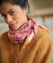 Foulard grand format Pia Prune Bellemme