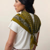 grand foulard kaki