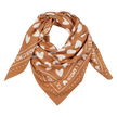 Foulard marron et rouge grand format atelier wagram