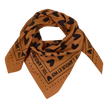 Foulard marron et noir grand format atelier wagram