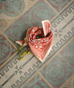 Foulard petit format bellemme rouge brique