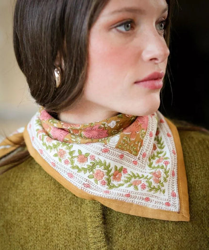 Foulard Ellis Goyave petit format Bellemme