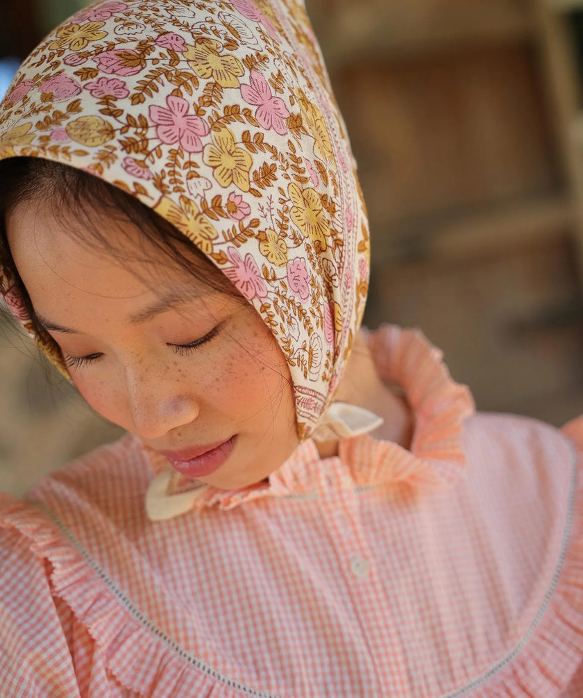 Petit foulard ellis mimosa bellemme