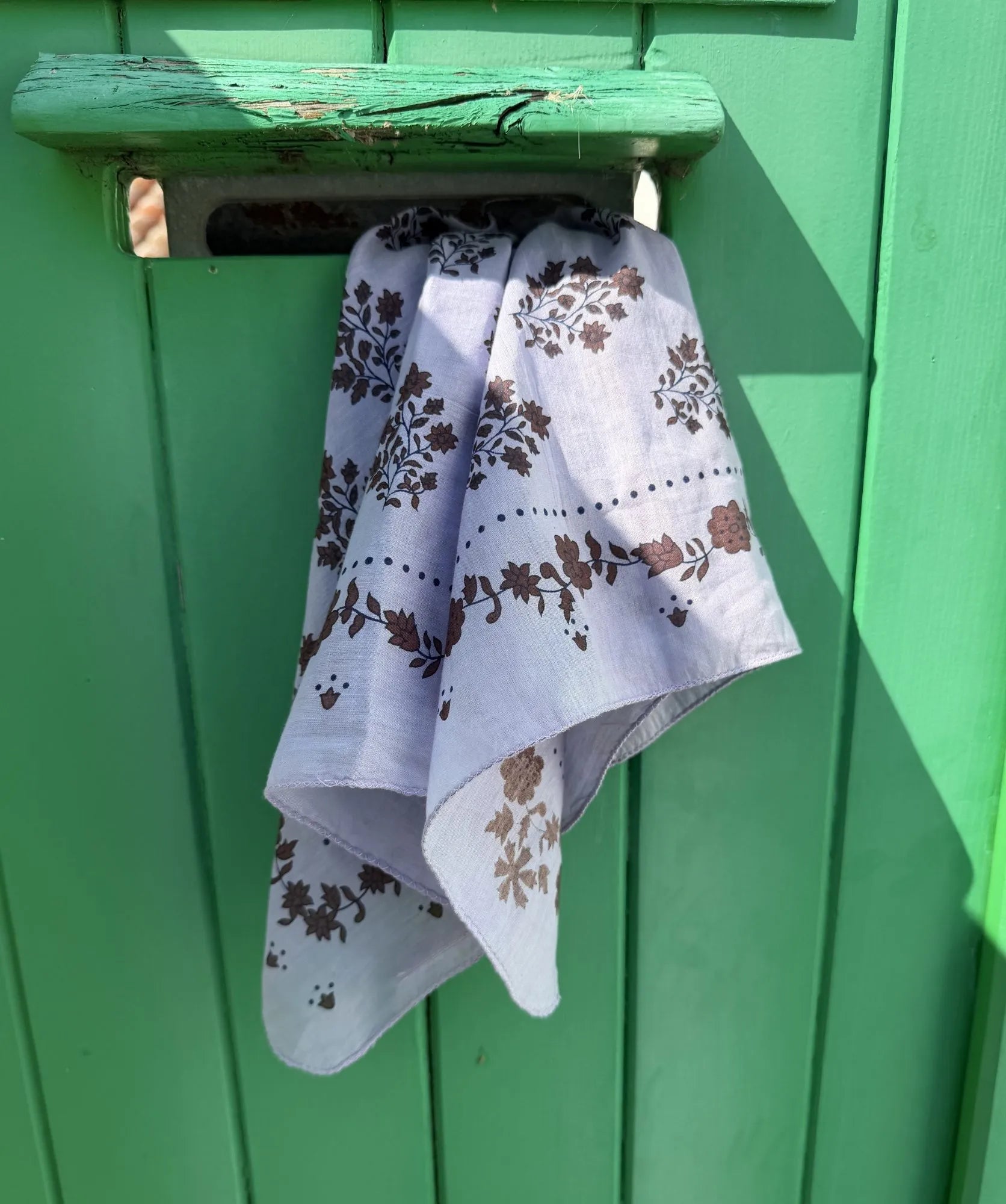 Foulard petit format ginger lavande Bellemme
