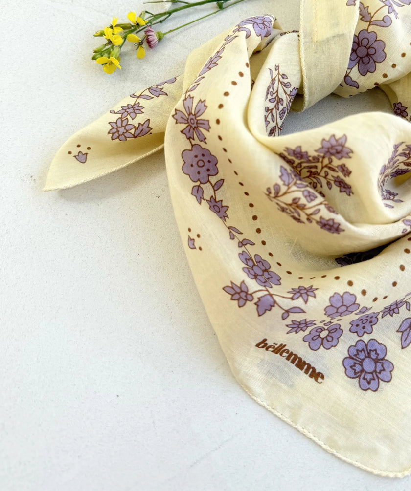Petit foulard ginger limonade Bellemme