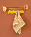 Petit foulard haydee sorbet rose pistache Bellemme
