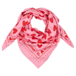 Foulard rose et rouge grand format atelier wagram