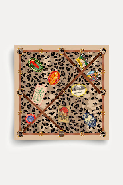 Foulard en soie back to africa antan