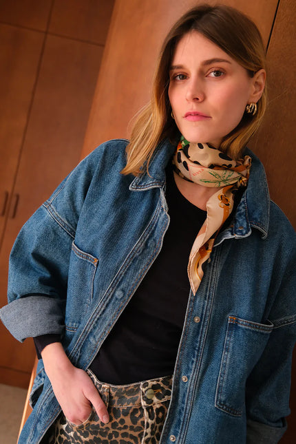 Foulard en soie back to africa antan