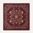 Bandana en soie Fudge – 70 × 70 cm