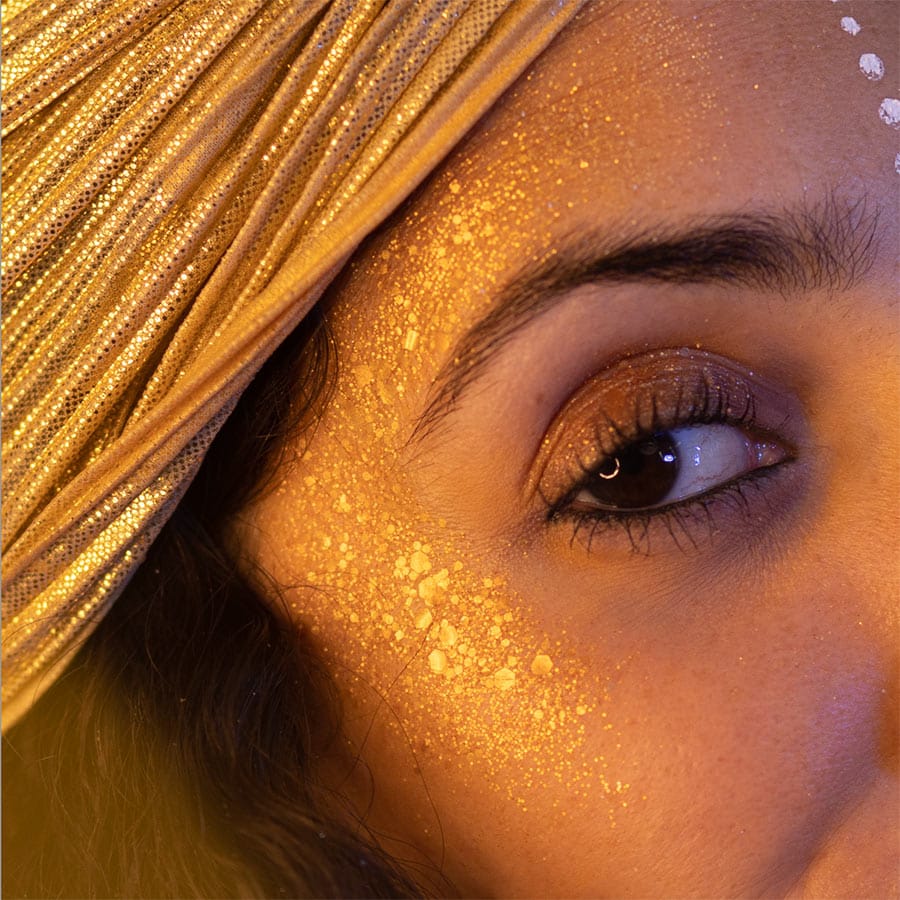 Gel paillette queen du desert